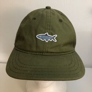 Compound Boardshop Olive Green Fish Patch Baseball Cap